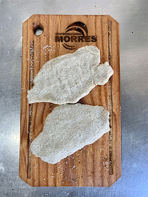 Milanesas de pollo (preparadas)