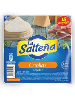 La Salteña tapas de empanadas criollas x 15 unidades